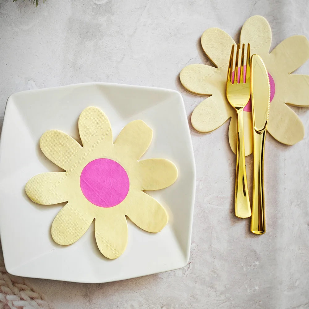 Guardanapos de Papel Florais 20 peças