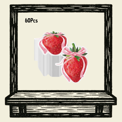 Guardanapos de Papel em Formato de Morango 🍓