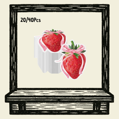 Guardanapos de Papel em Formato de Morango 🍓