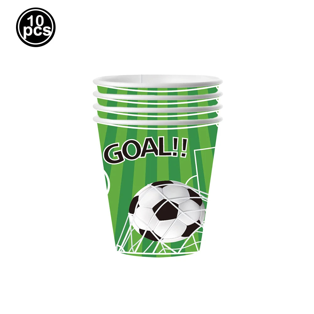 ⚽ 10 Copos Descartável Futebol