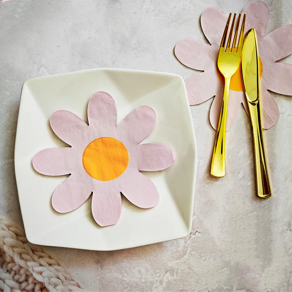 Guardanapos de Papel Florais 20 peças