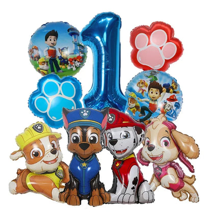 Kit 9 Balões Patrulha Canina