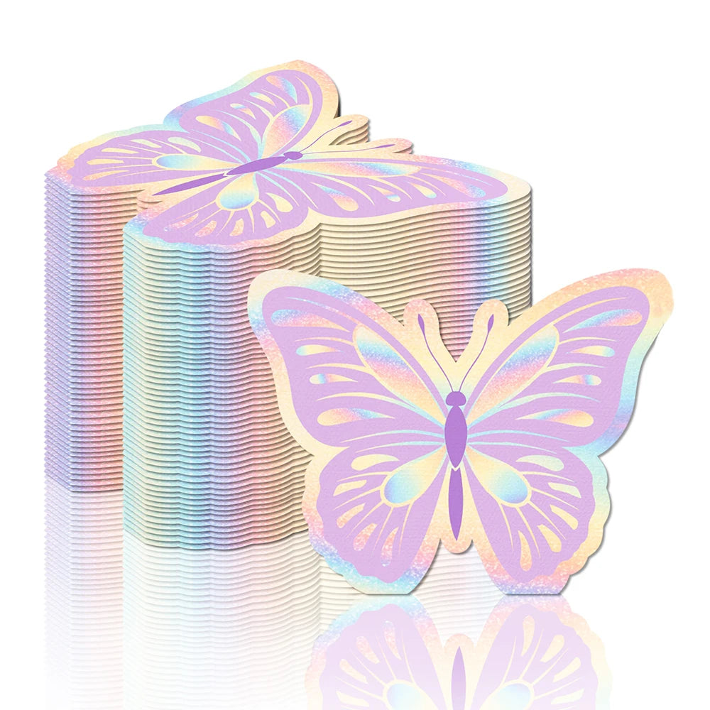 Guardanapos Borboleta de Papel /40/60 Unidades para Festas e Decoração