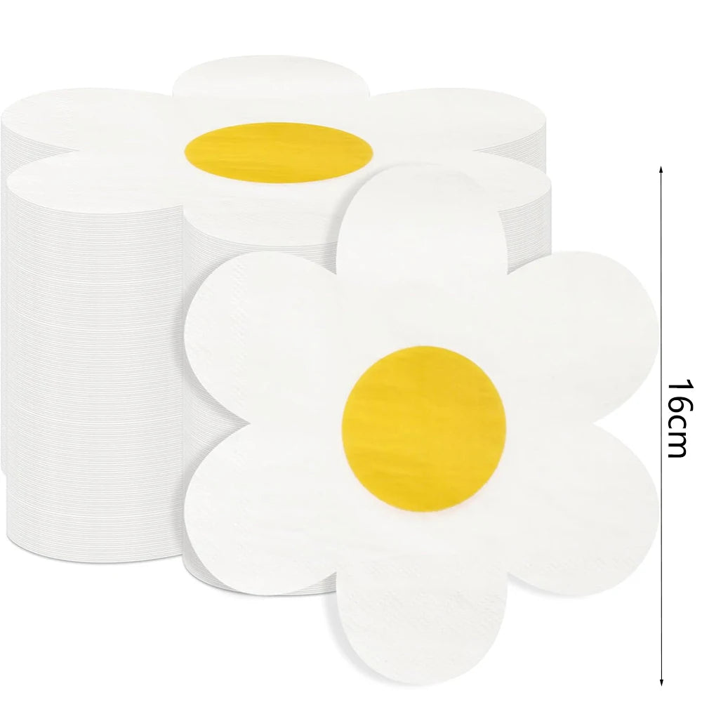 Guardanapos de Papel Florais 20 peças
