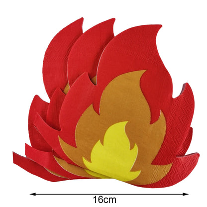 64 pcs Guardanapos de Papel Bombeiro e Fogo